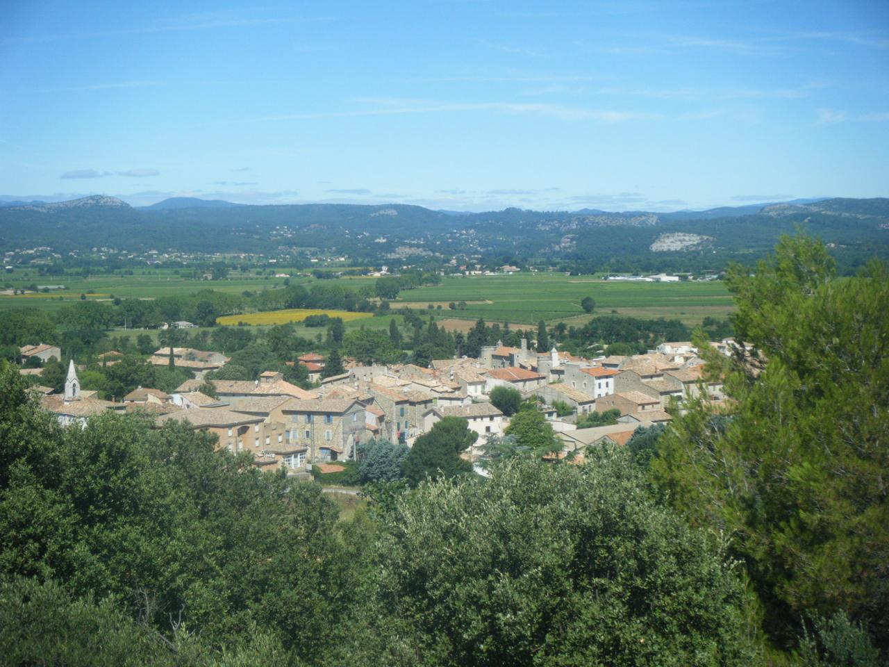 vue du village de Lézan