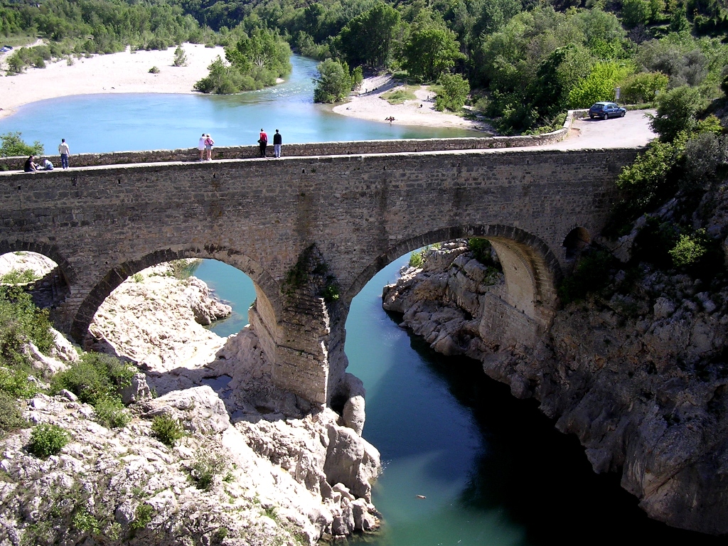 Le pont du diable sur l'hérault 