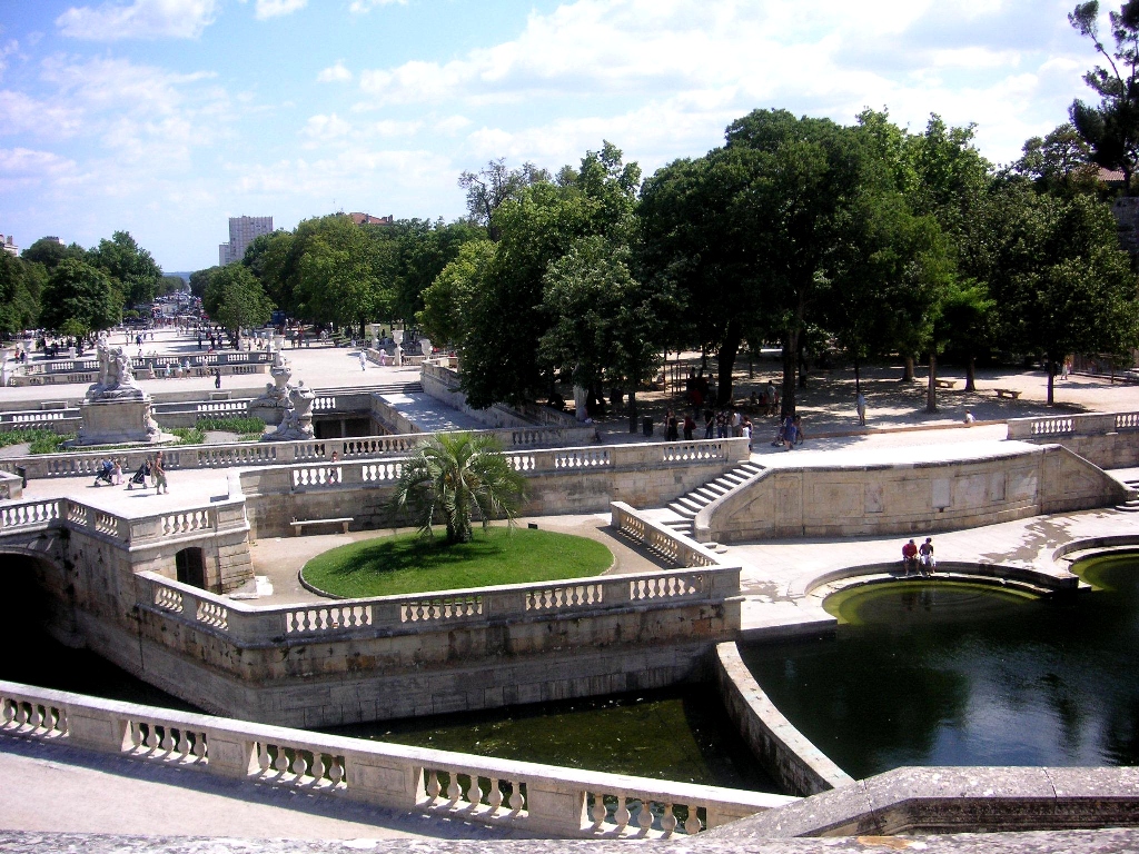 Les jardins de la fontaine de Nîmes 