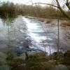 Retenue d'eau au pont de Lézan