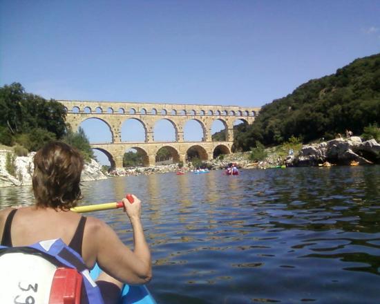 Le pont du Gard vue d'une autre façon